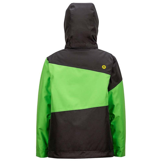Jungen Skijacke SPACE WALK - slate grey/ vibrant green