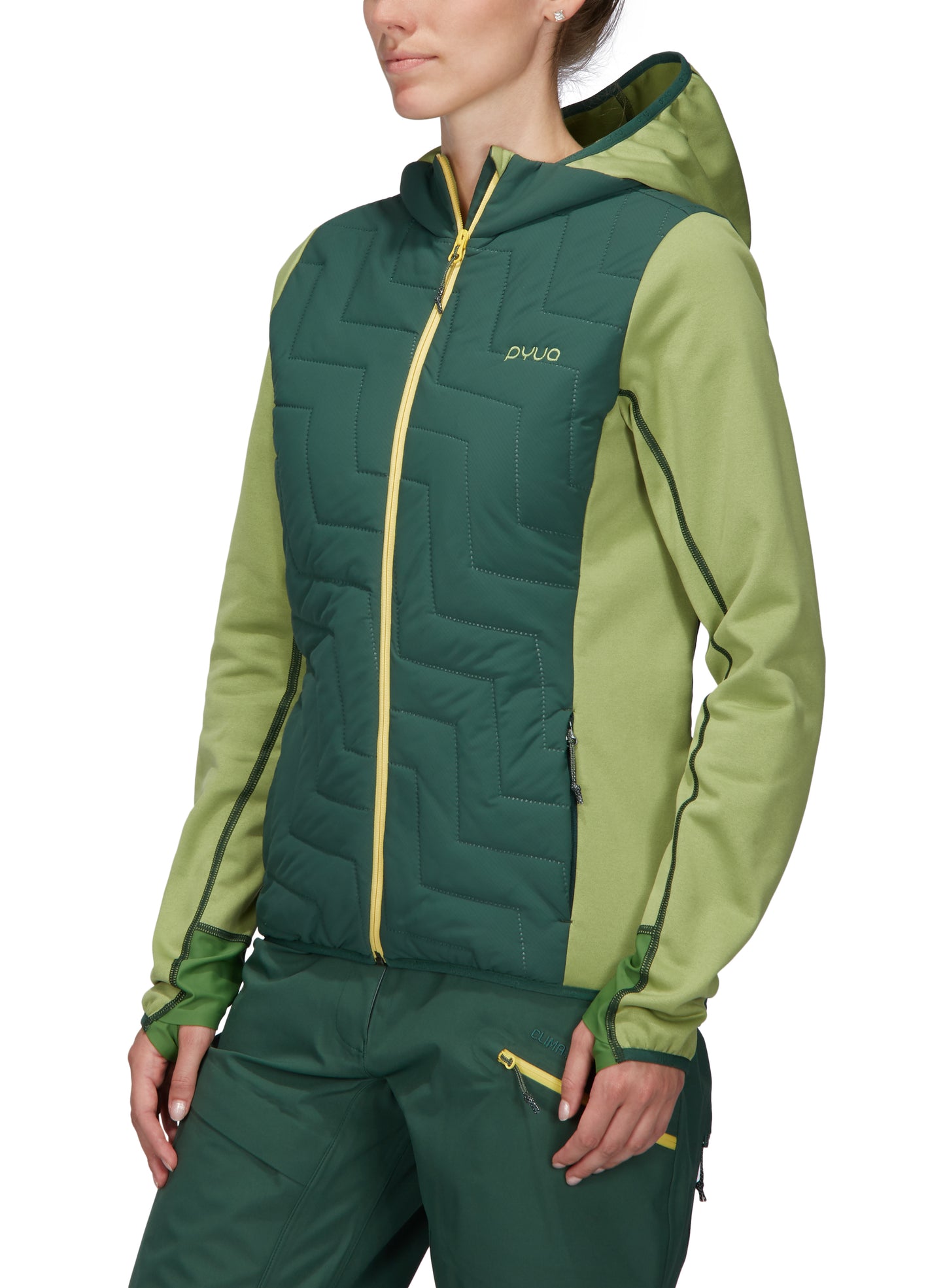 Damen Isolationsjacke BLAZE - pistachio - pine green