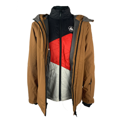 Herren Skijacke KöbiM. 3-in-1 walnut
