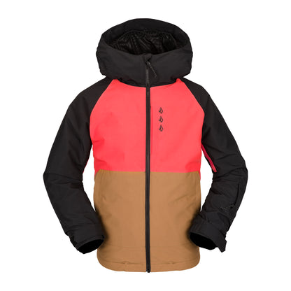 Kids Snowboardjacke BRECK INS Jacket - Orange Shock