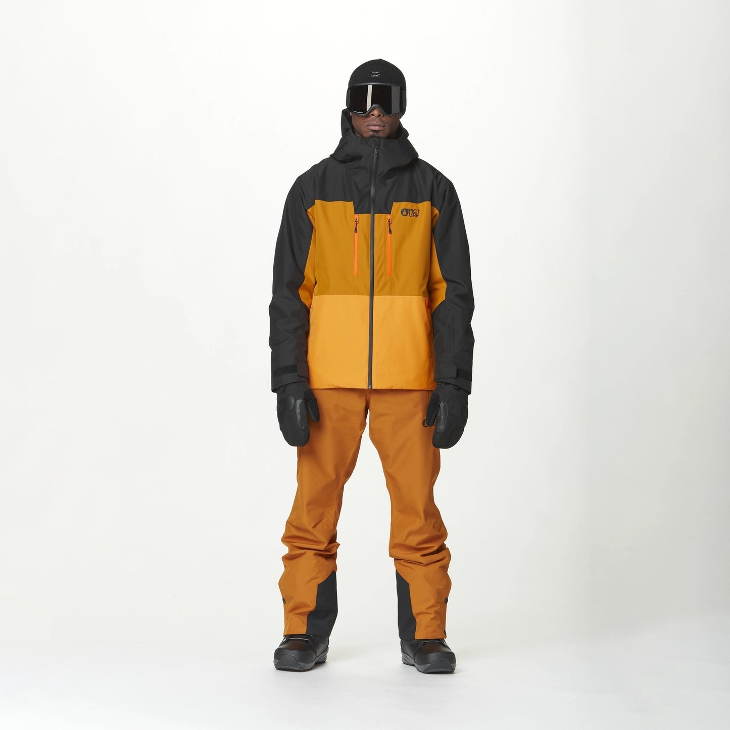 Herren Skijacke OBJECT - Black Honey Carrot