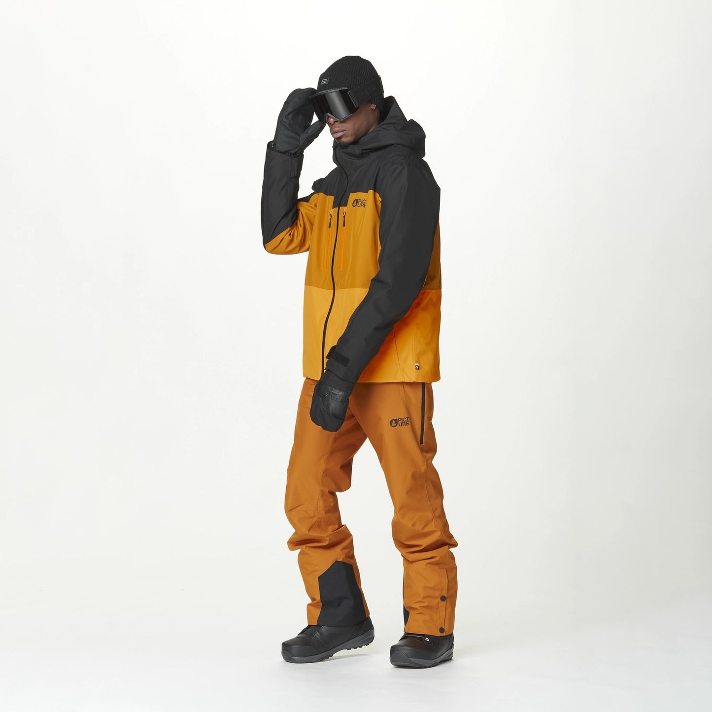 Herren Skijacke OBJECT - Black Honey Carrot