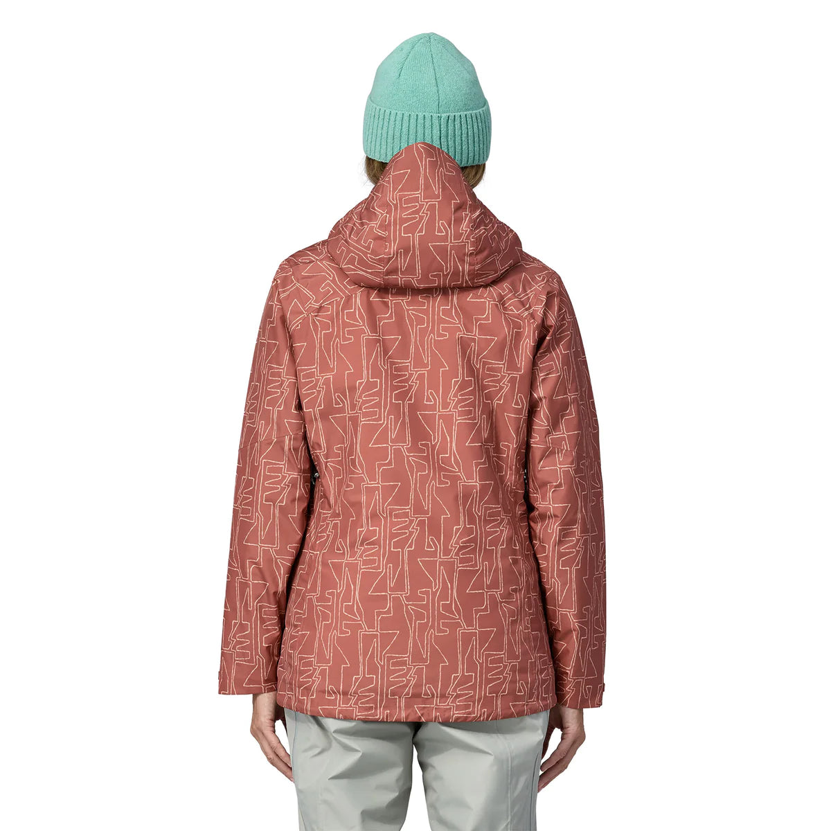 Damen Skijacke Powder Town - Passage: Burl Red