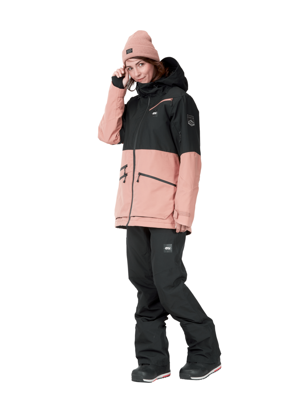 Damen Skijacke FAMER - black