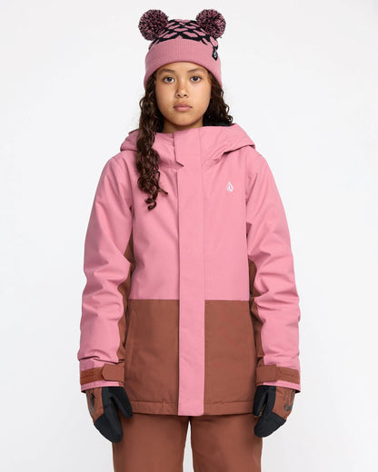 Kids Snowboardjacke SASS'N'FRASS INSULATED JACKET - Mesa Rose