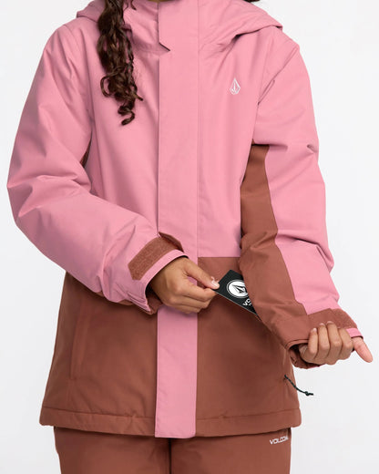 Kids Snowboardjacke SASS'N'FRASS INSULATED JACKET - Mesa Rose