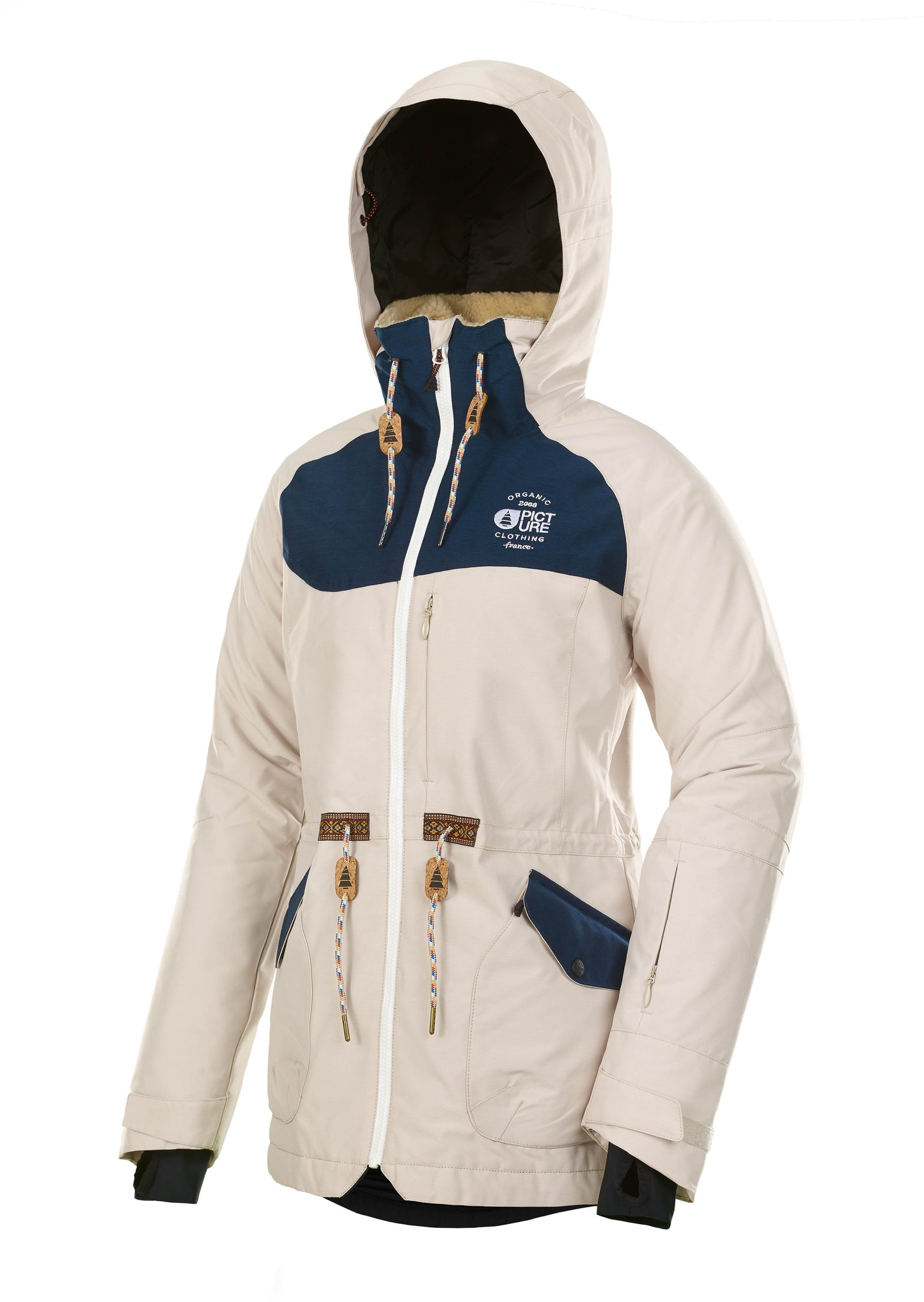 Damen Skijacke APPLY - beige