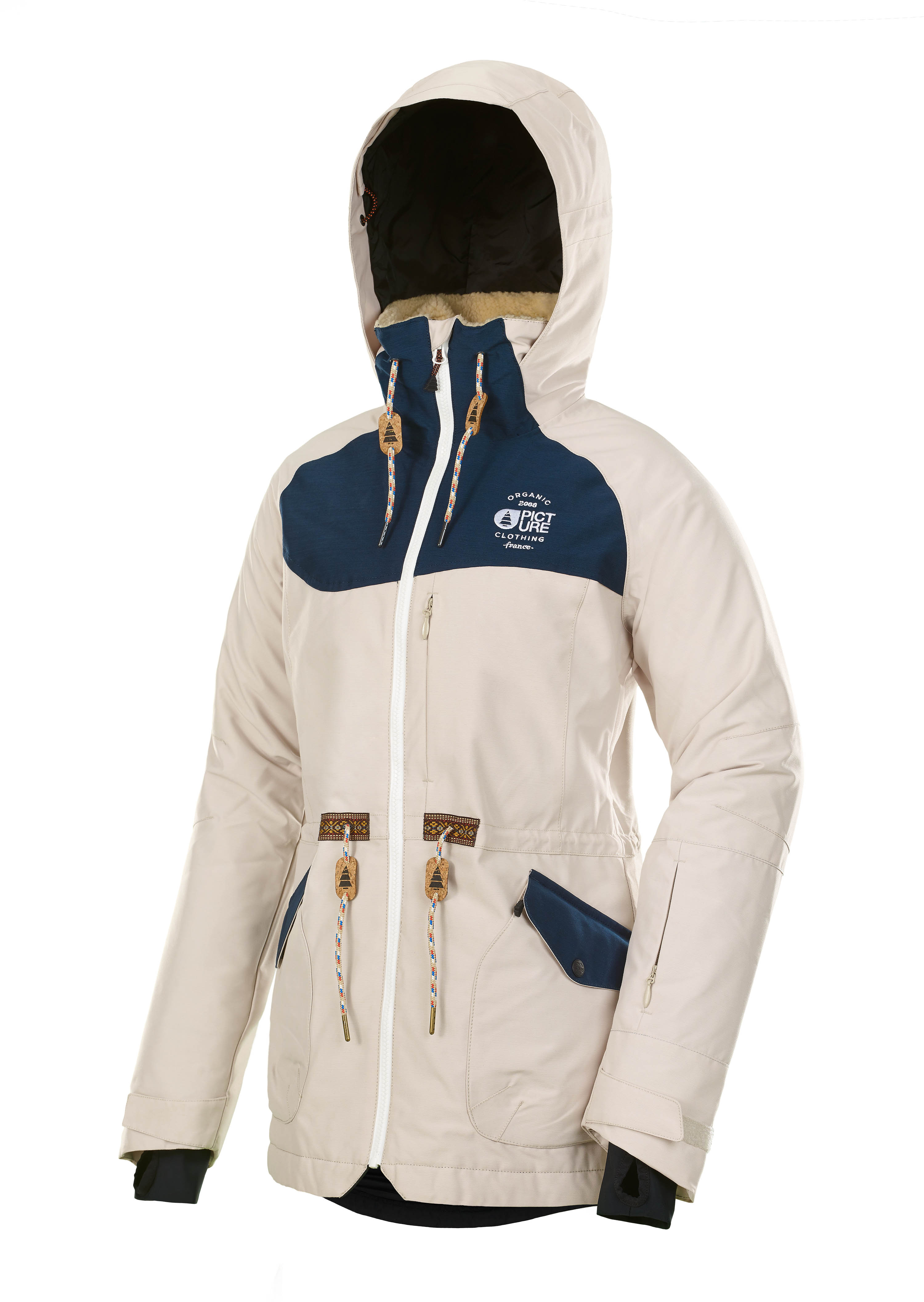 | beige Vermietung Skijacke Outfitters DROPKID PICTURE & Snowboardbekleidung - mieten Online APPLY Ski- Damen - für